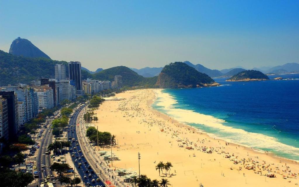 Studio Completo Na Praia De Copacabana Com Ar, Wifi, Netflix, Ate 4 Pessoas, Fundos Claro E Silencioso, Pauloangerami Pj135 Rio de Janeiro Zewnętrze zdjęcie