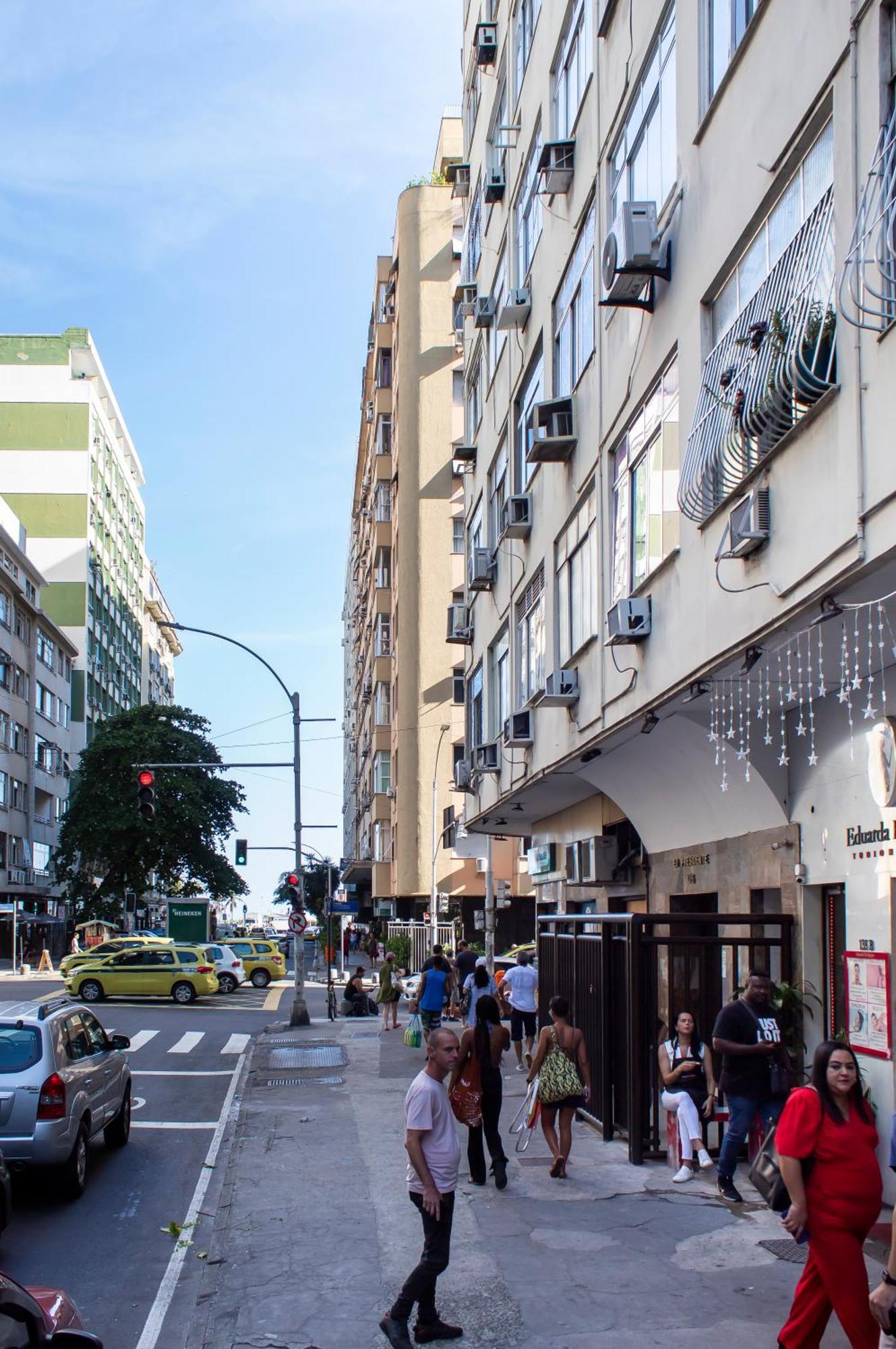 Studio Completo Na Praia De Copacabana Com Ar, Wifi, Netflix, Ate 4 Pessoas, Fundos Claro E Silencioso, Pauloangerami Pj135 Rio de Janeiro Zewnętrze zdjęcie